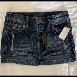 NWT Jean Skirt